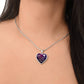 To My Wife, You Bring Joy To My Heart - Personalized Heart Luxury Necklace