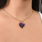 To My Wife, You Bring Joy To My Heart - Personalized Heart Luxury Necklace