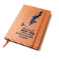 New Day, New Strength, New Thoughts - Graphic Leather Journal