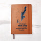 New Day, New Strength, New Thoughts - Graphic Leather Journal