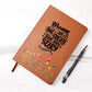 Dream Big and Create Your Own Story - Graphic Leather Journal