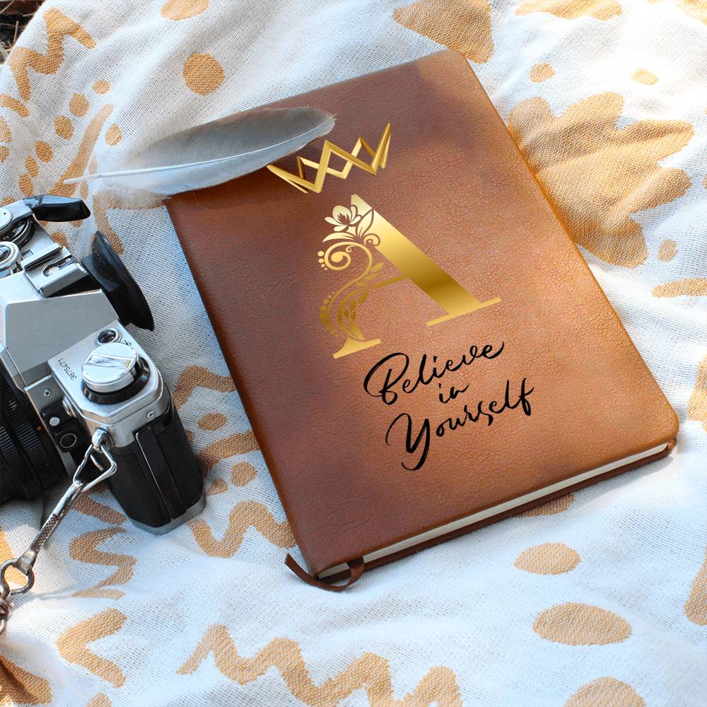 Believe In Yourself - Graphic Leather Journal
