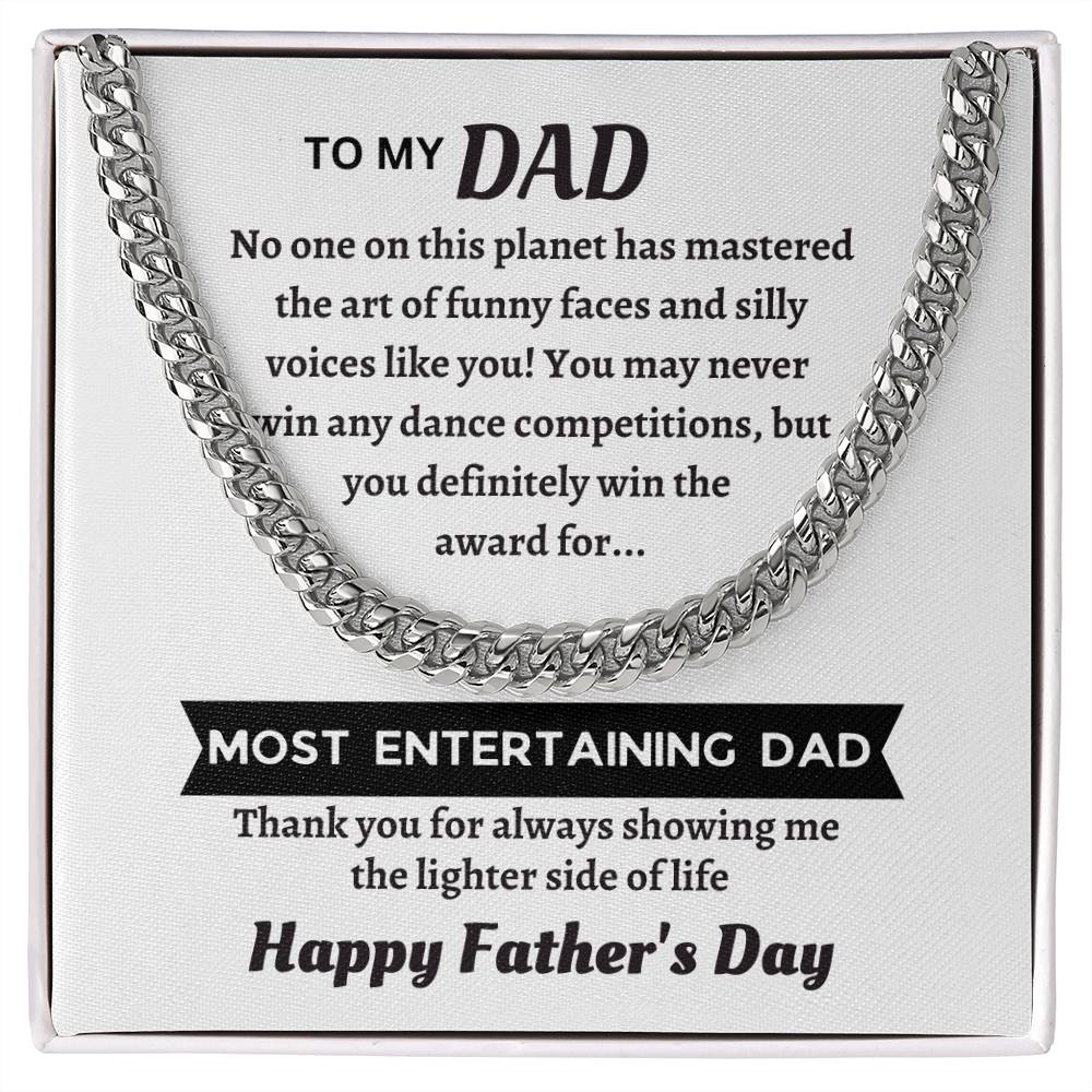 World's Most Entertaining Dad: Unique Gift for Fathers