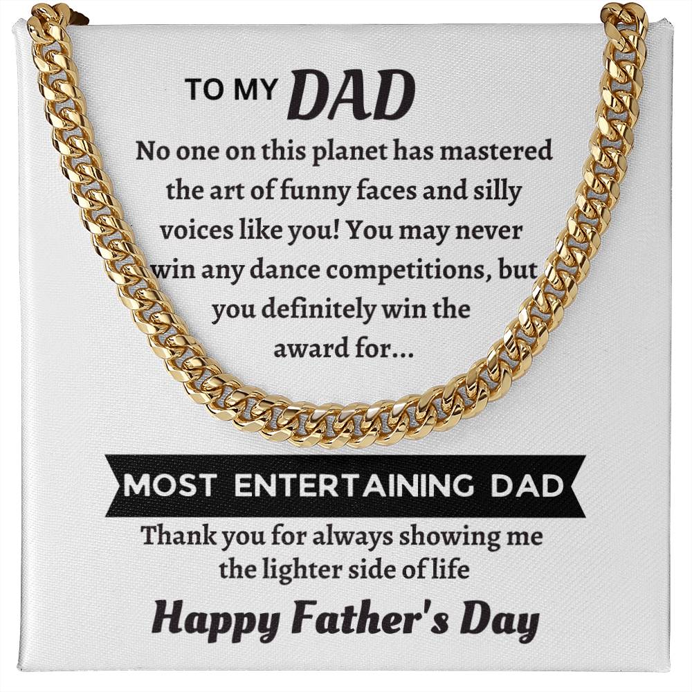 World's Most Entertaining Dad: Unique Gift for Fathers