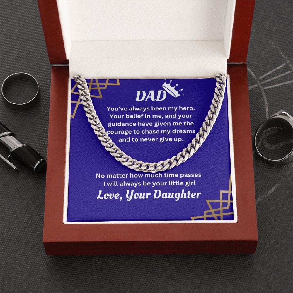 Dad, I'll Always Be Your Little Girl! Heart-warming Gift for Father's Day