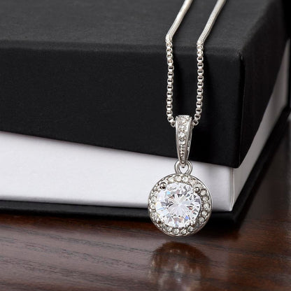 Aliyannah™ Eternal Hope Necklace - 14k White Gold Finish