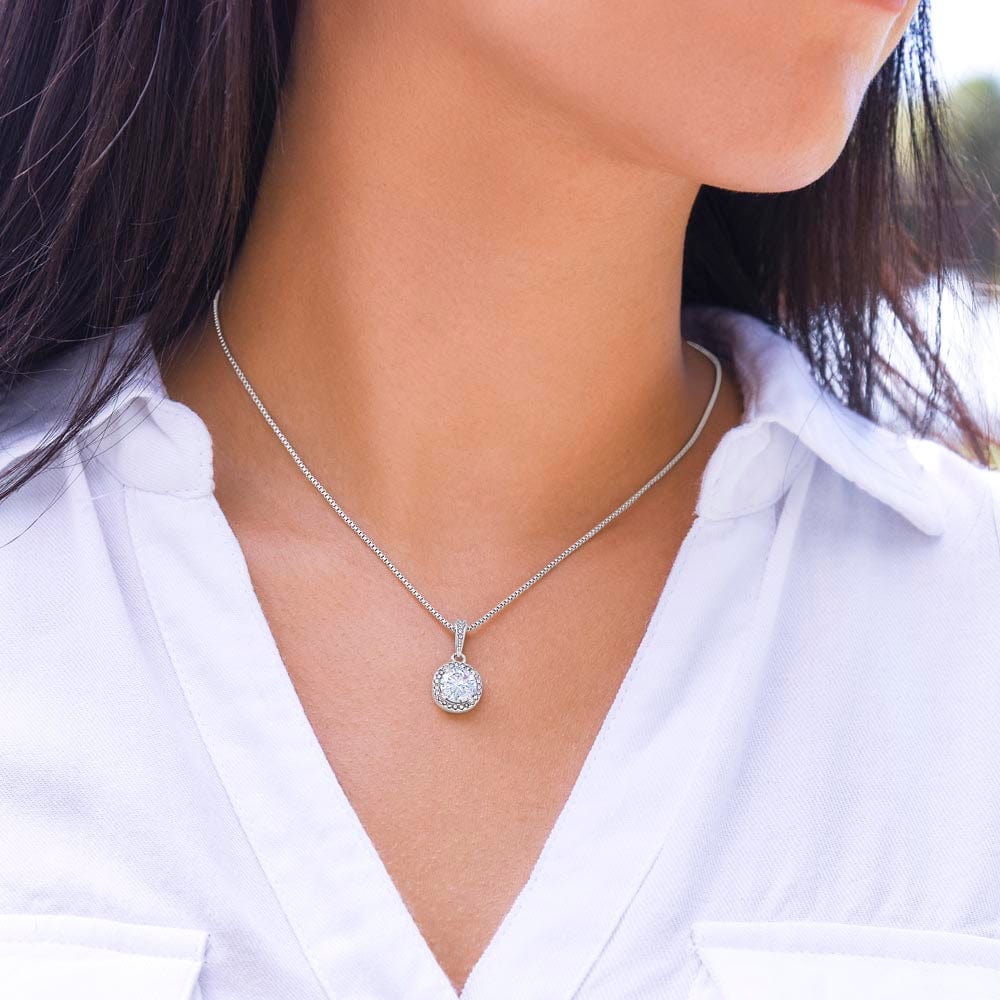 Aliyannah™ Eternal Hope Necklace - 14k White Gold Finish