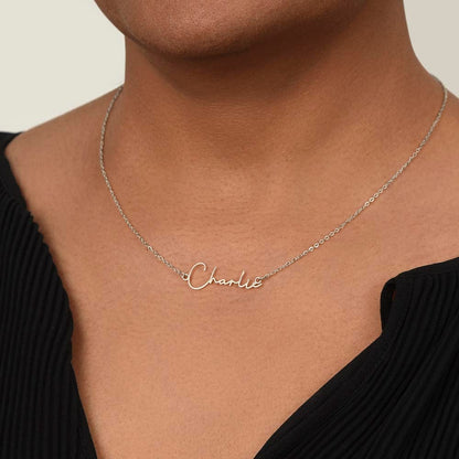 Sister, You Are Extraordinary - Signature Style Name Necklace