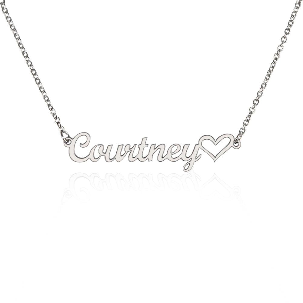 Aliyannah™ Personalised Heart Name Necklace