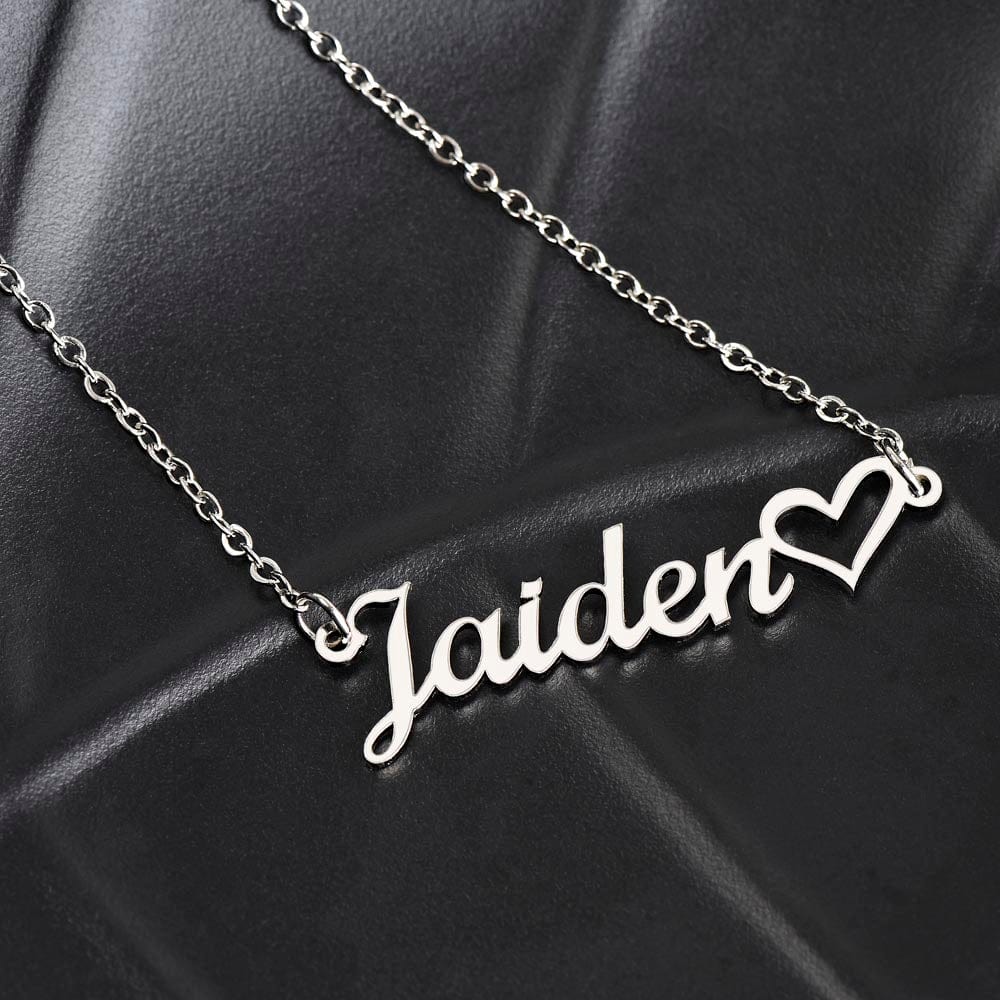 Aliyannah™ Personalised Heart Name Necklace