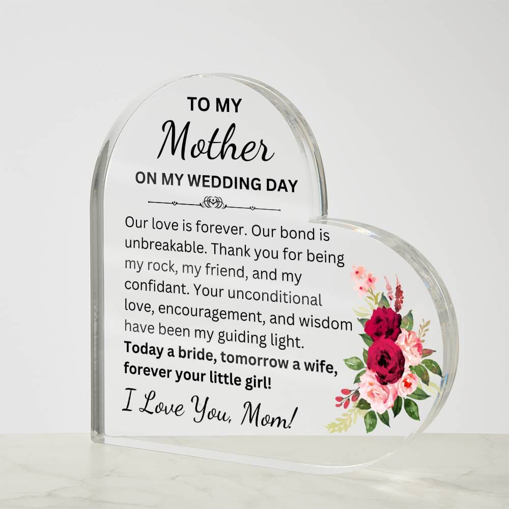 Daughter to Mom Wedding Gift - Our Bond is Unbreakable
