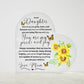 Daughter, You Are My Pride and Joy! Heart Printed Shaped Acrylic Plaque