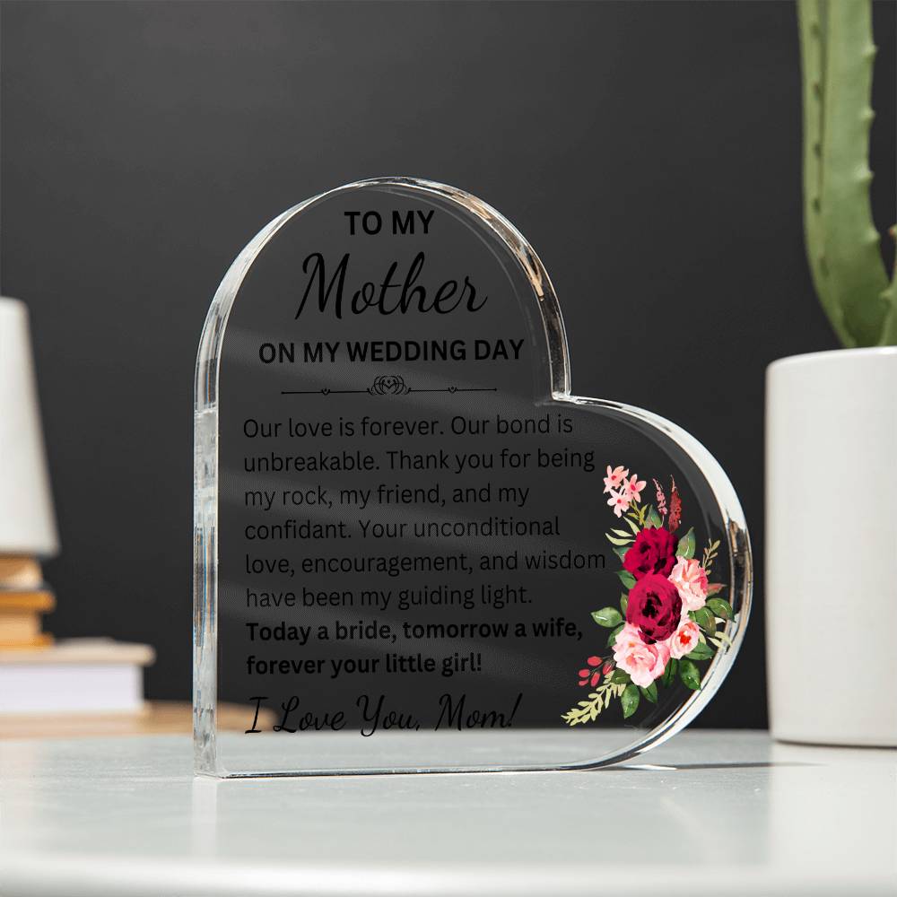 Daughter to Mom Wedding Gift - Our Bond is Unbreakable
