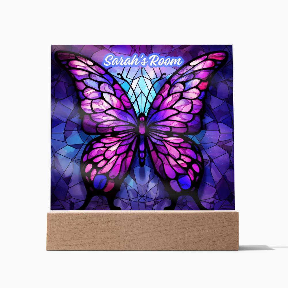 Magical Butterfly - Square Acrylic Plaque