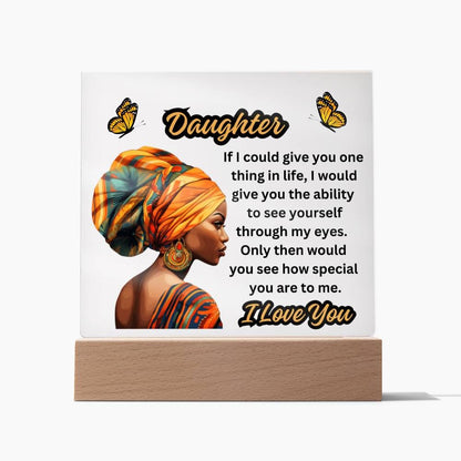 Daughter, You Are Special - Square Acrylic Plaque