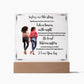 Sisters Are Like Stars - Square Acrylic Plaque