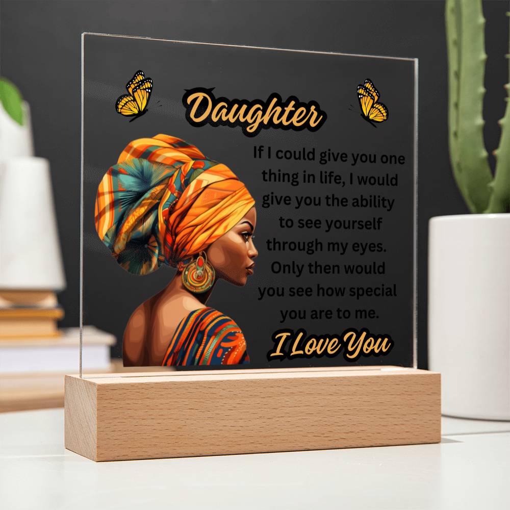 Daughter, You Are Special - Square Acrylic Plaque