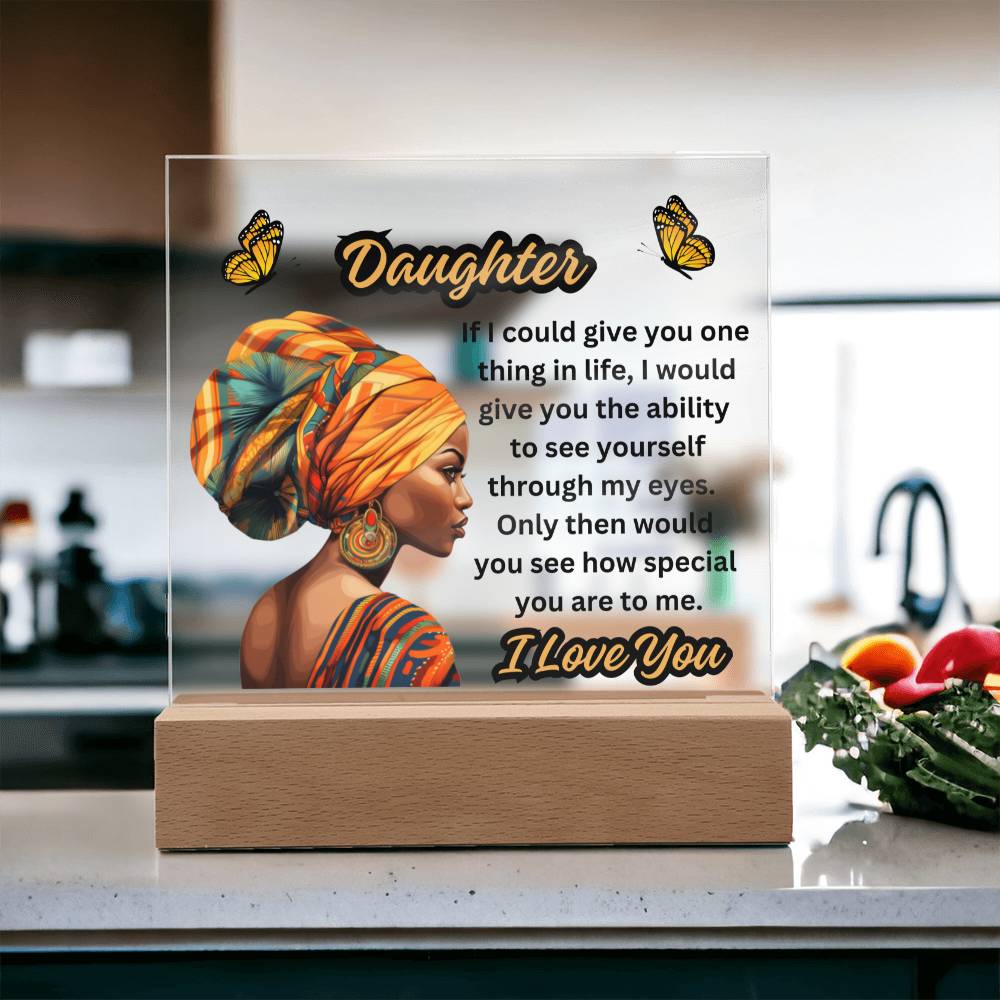 Daughter, You Are Special - Square Acrylic Plaque