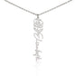 Cherish Every Step - Flower Name Necklace for Girlfriend