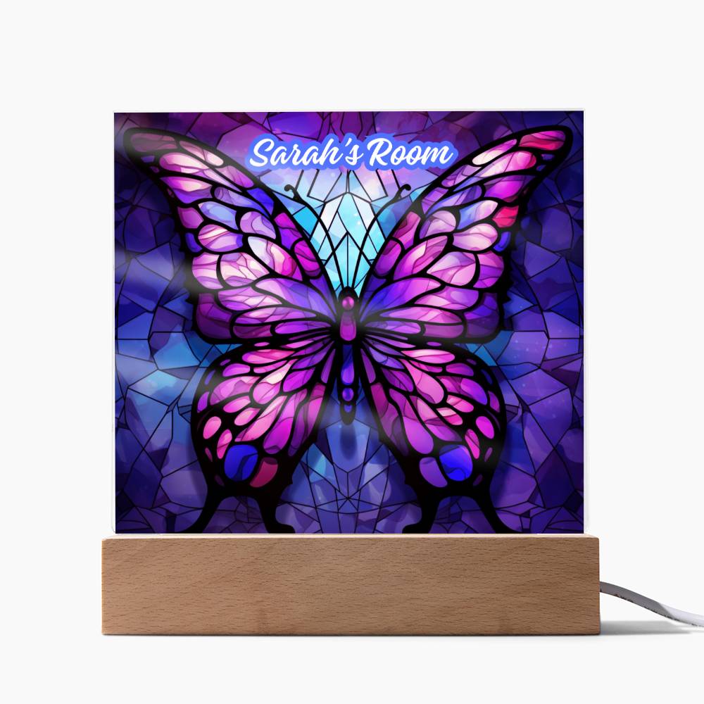 Magical Butterfly - Square Acrylic Plaque