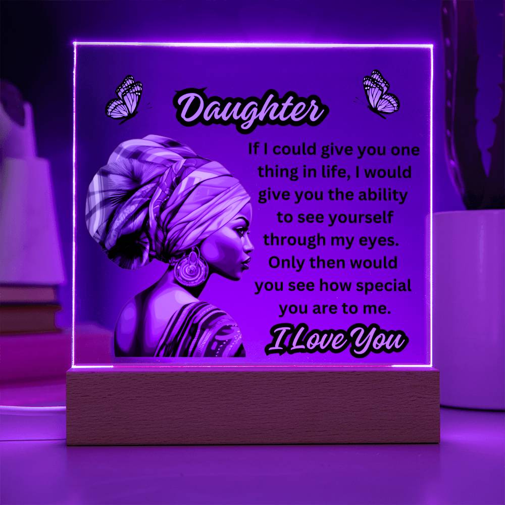 Daughter, You Are Special - Square Acrylic Plaque