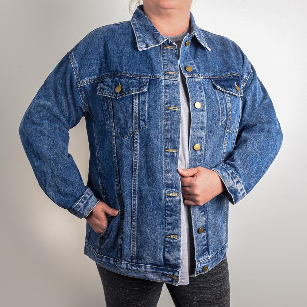 Mama Oversized Women's DTG Denim Jacket