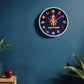 Outer Space - Personalised Wood Frame 10” Clock for Kids