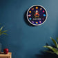 Outer Space - Personalised Wood Frame 10” Clock for Kids