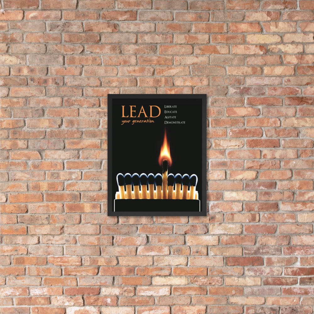 LEAD - Framed Poster