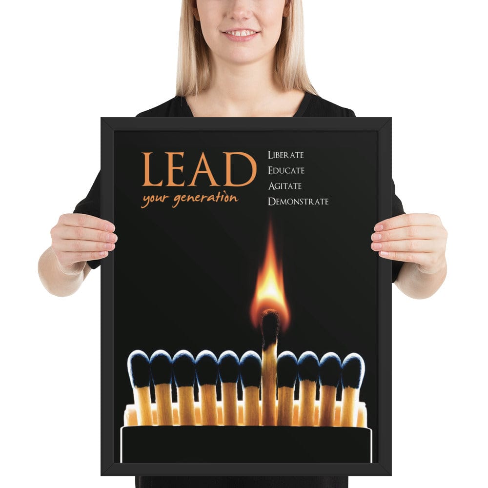 LEAD - Framed Poster