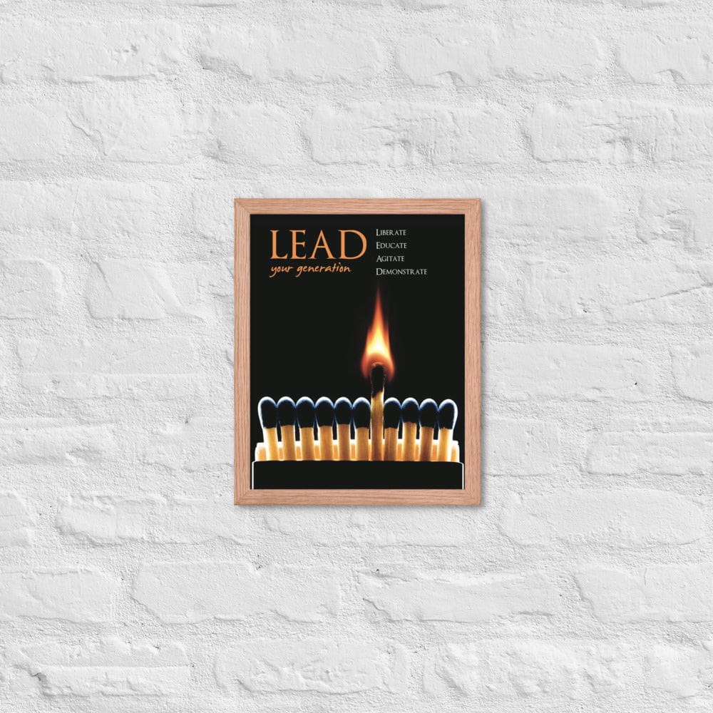 LEAD - Framed Poster