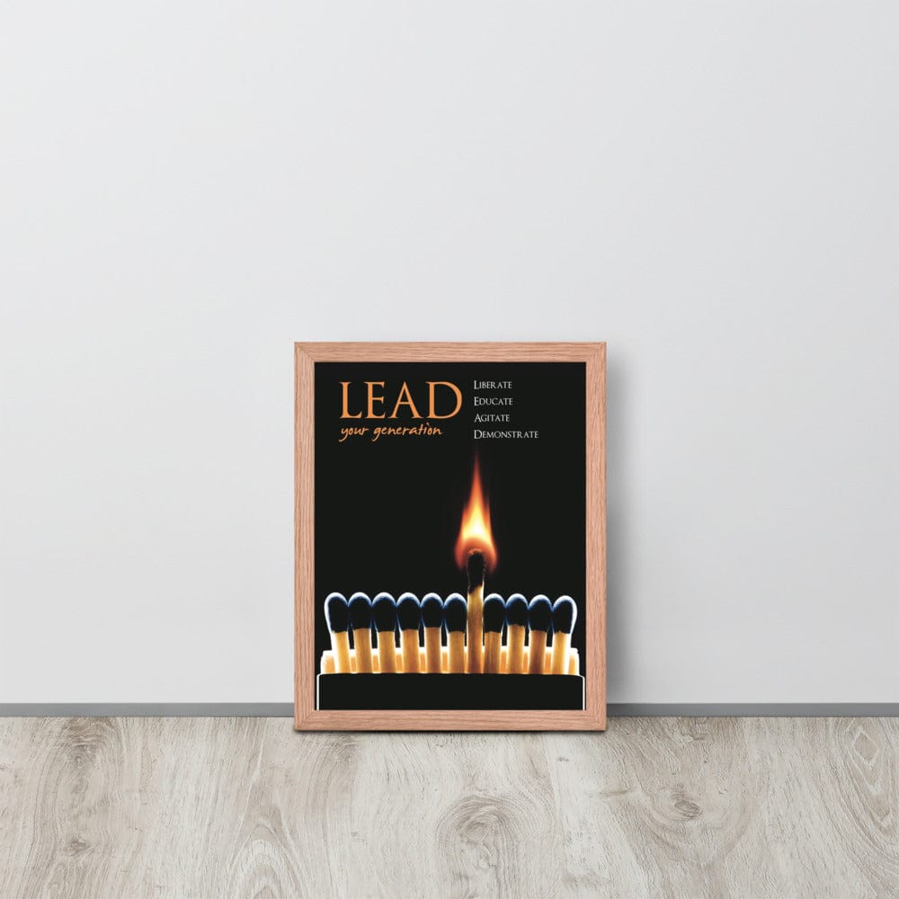 LEAD - Framed Poster