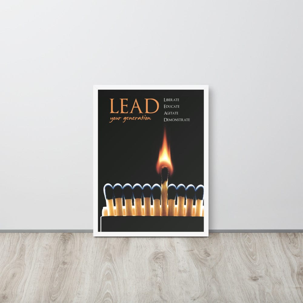 LEAD - Framed Poster