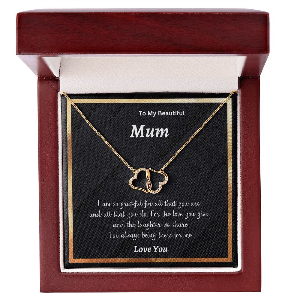 To My Beautiful Mum - 10K Everlasting Love Necklace