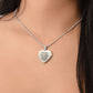 Granddaughter Necklace - Engraved Heart Necklace