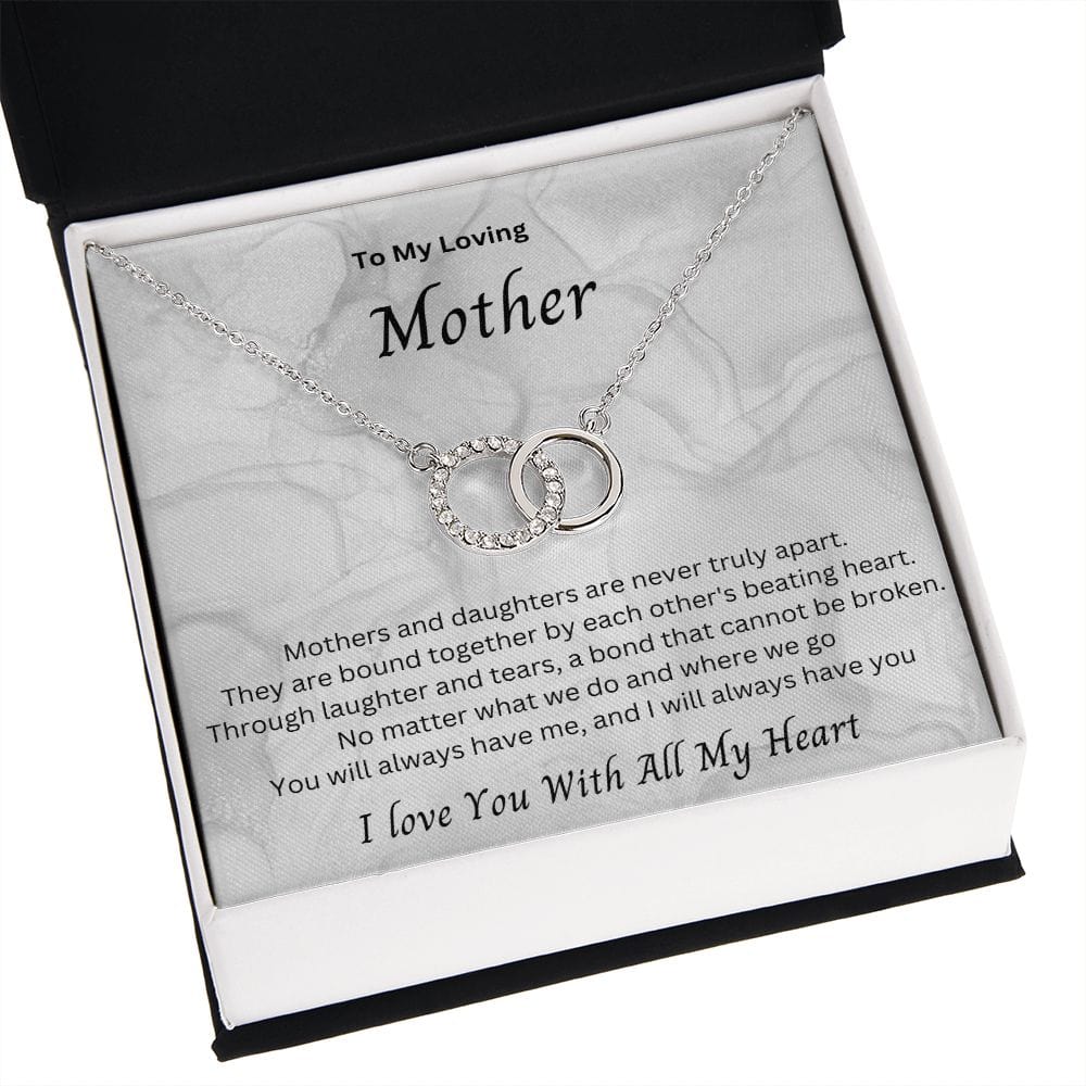 To My Loving Mother - Perfect Pair Necklace