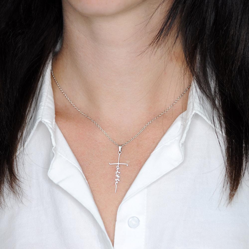 Living Faith Cross Necklace