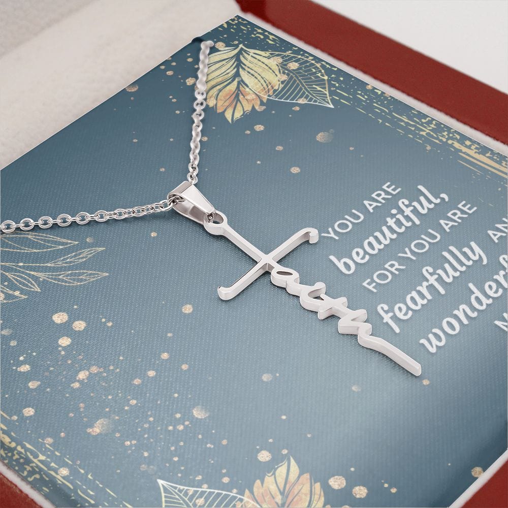 Living Faith Cross Necklace