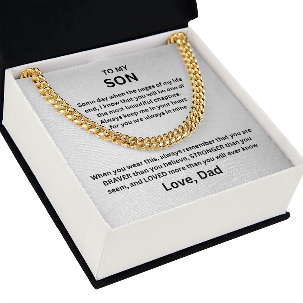 Pages of My Life - Cuban Link Chain