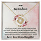 Necklace for Grandma - Love Knot Necklace