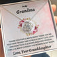 Necklace for Grandma - Love Knot Necklace