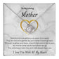 To My Loving Mother - Love Knot Necklace