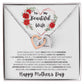 Amazing Wife and Mom - Interlocking Hearts Necklace