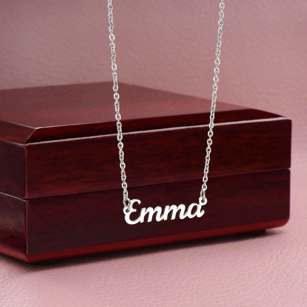 40th Birthday Personalized Name Necklace