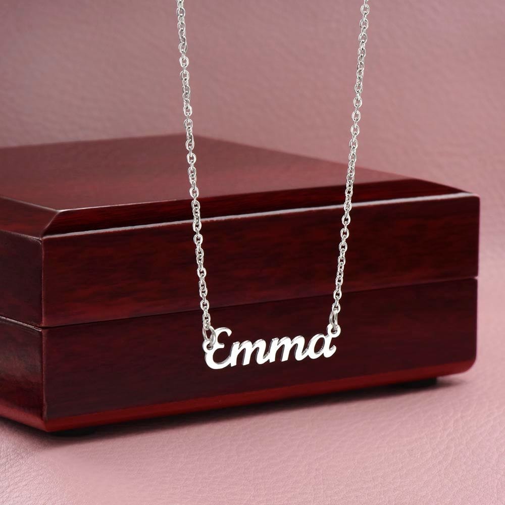 30th Birthday Personalized Name Necklace