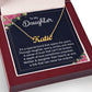 Daughter, Special Bond - Personalized Name Necklace