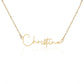 Daughter, Chase Your Dreams - Signature Style Name Necklace