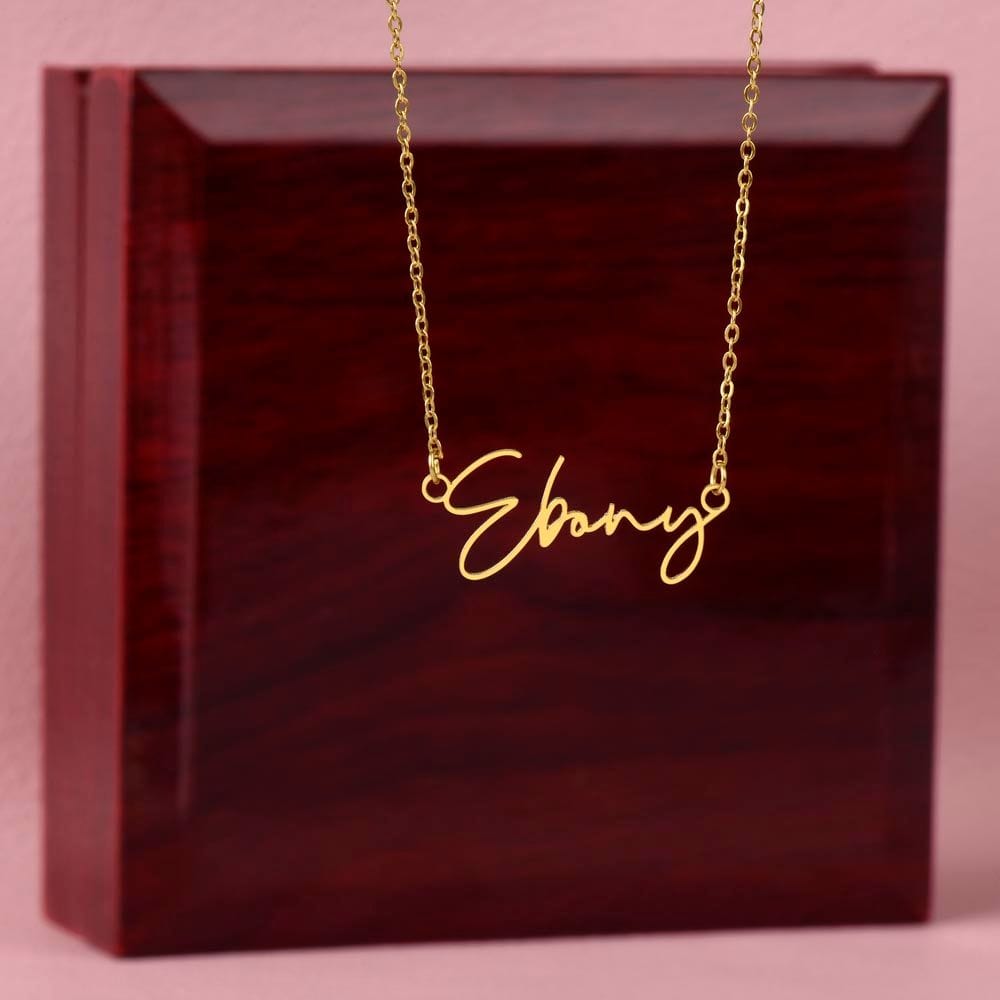 Daughter, Chase Your Dreams - Signature Style Name Necklace