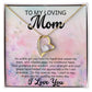 Mom, Thank You for Guiding Me - Forever Love Necklace