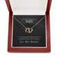 To My Gorgeous Wife - 10K Solid Gold Everlasting Love Necklace